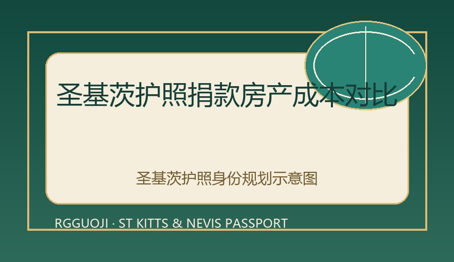 圣基茨护照捐款房产成本对比示意图
