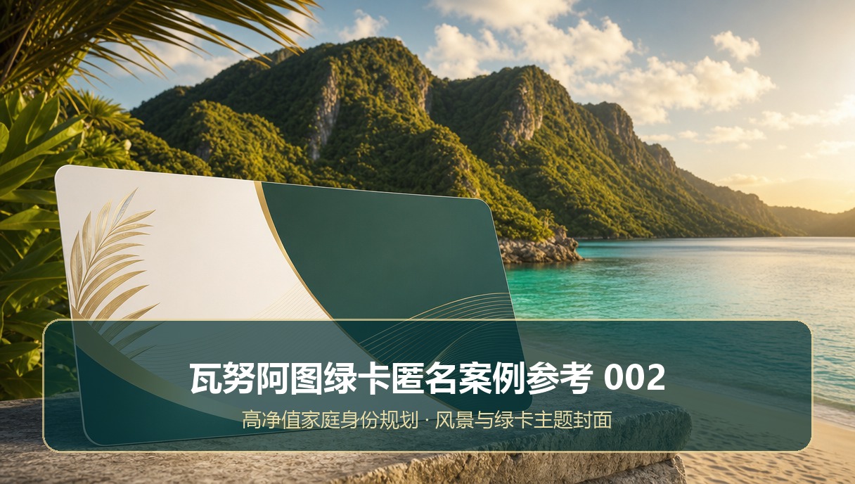 瓦努阿图绿卡匿名案例参考：企业主海外出行方案方案002